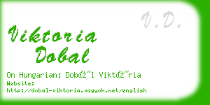 viktoria dobal business card